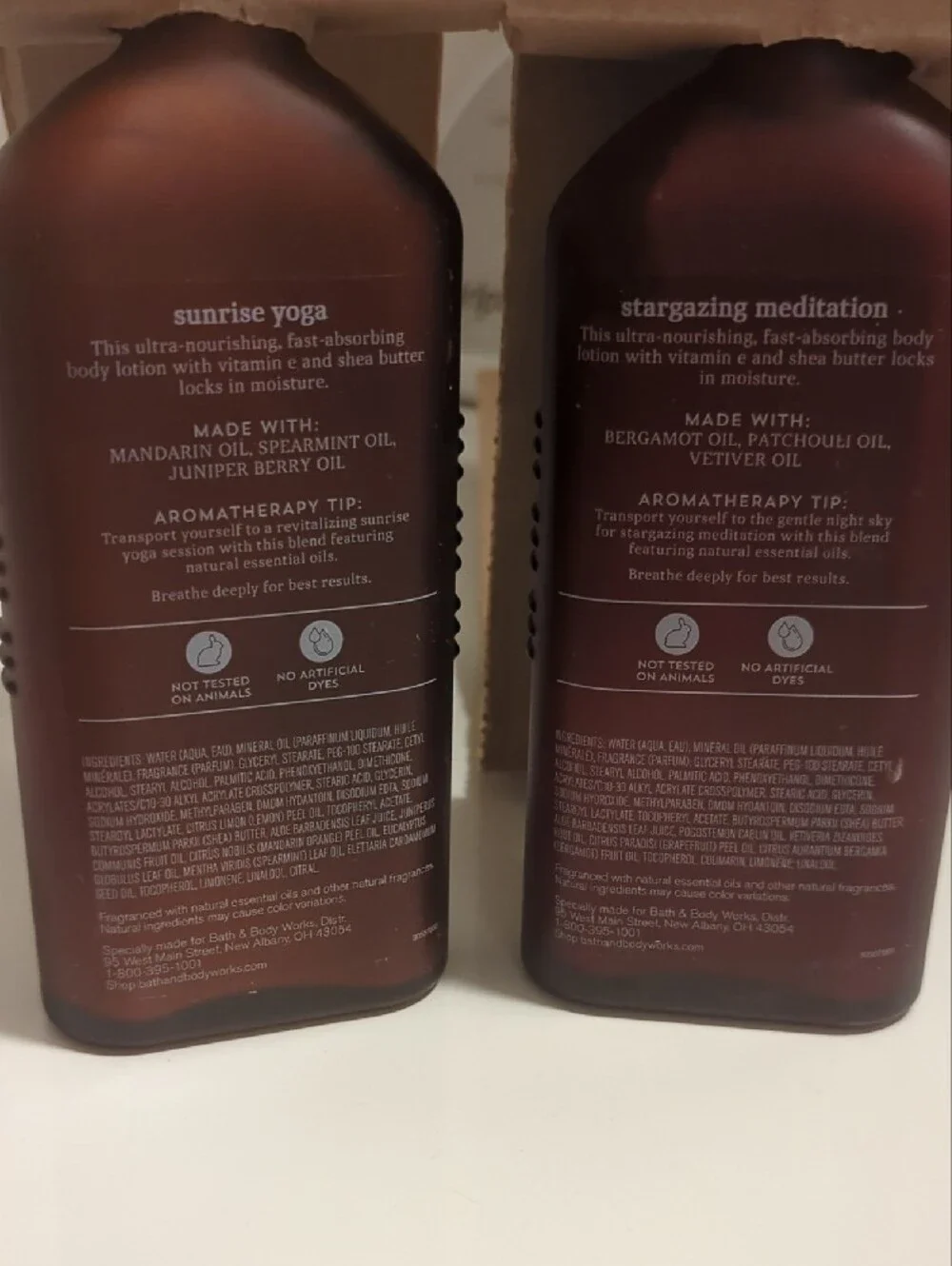 Bath & Body Works Stargazing Meditation & Sunrise Yoga Duo - Blue, Peach